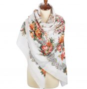 Cotton shawl “Lace symphony” 1766-2_1